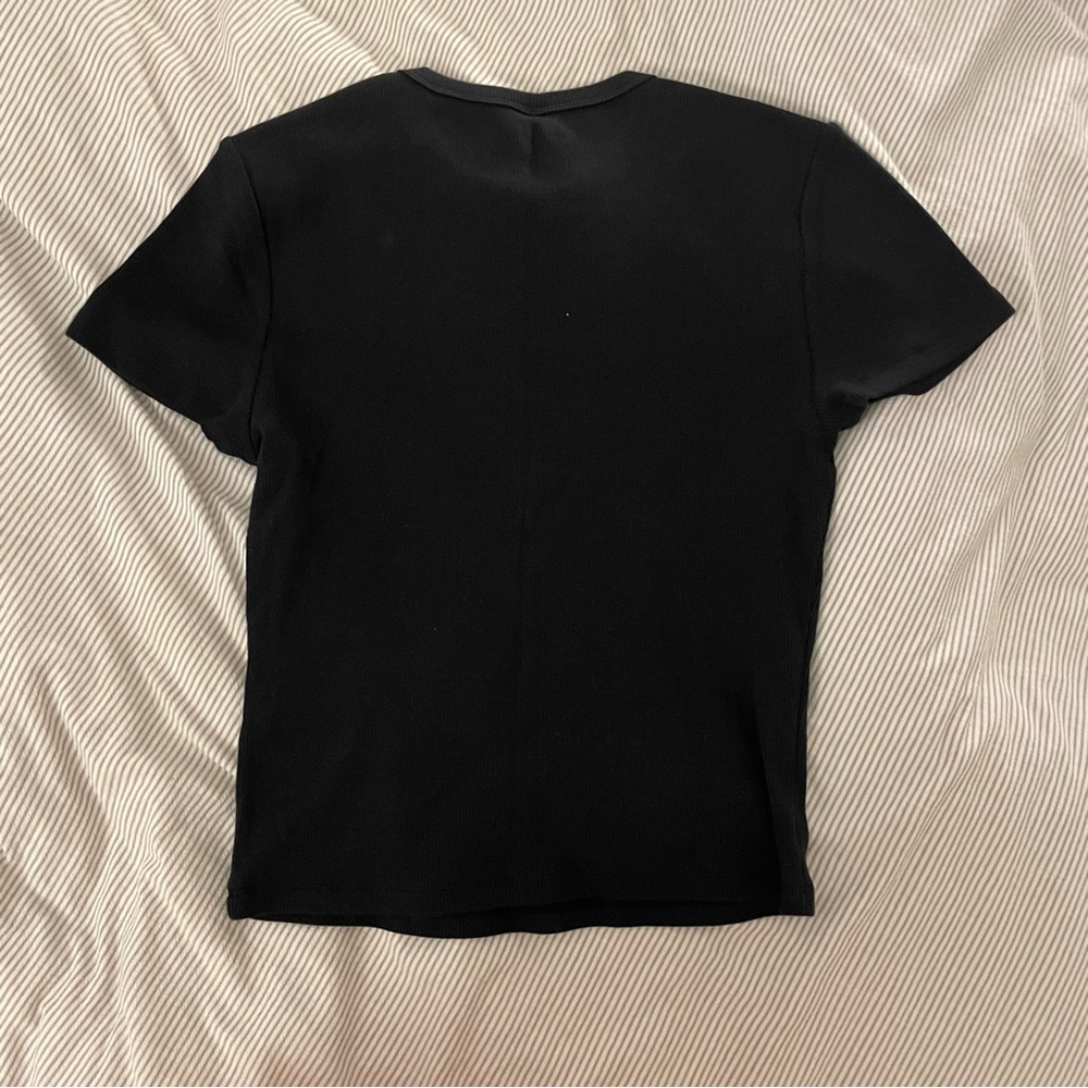 Abercrombie Ribbed cropped tee